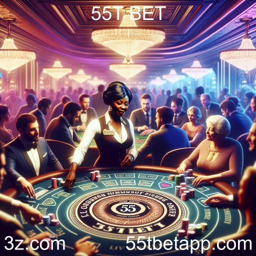 Experiência Imersiva de Jogos Ao Vivo no 55T BET